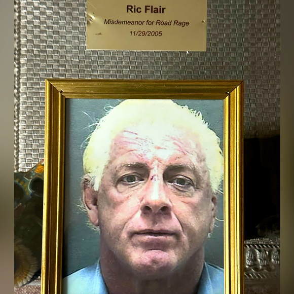 RARE MUGSHOT COLLECTION🚨RIC FLAIR🚨BOOKER T LAWRENCE TAYLOR CELEBRITY MUGSHOTS - Picture 2 of 6